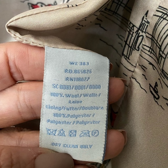 Boden Checkered Blazer in Navy and Gold - Picture 4 of 6